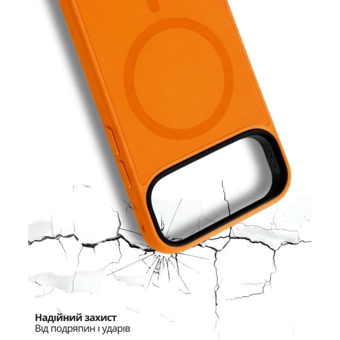 Чехол для мобильного телефона BeCover FIBRA ArcLine MagSafe Apple iPhone 17 Pro Orange (715385) изображение 7