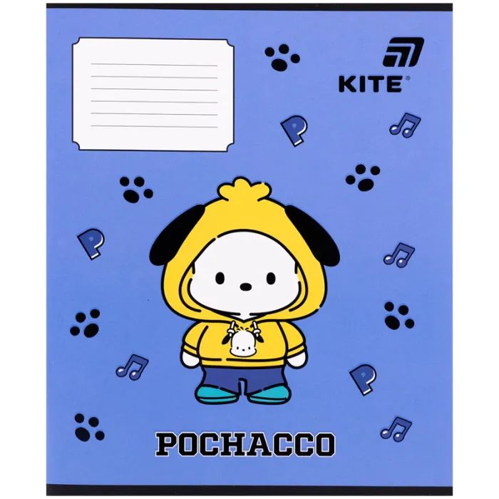 Зошит Kite Pochacco, 12 аркушів, клітинка (PC26-235) зображення 10