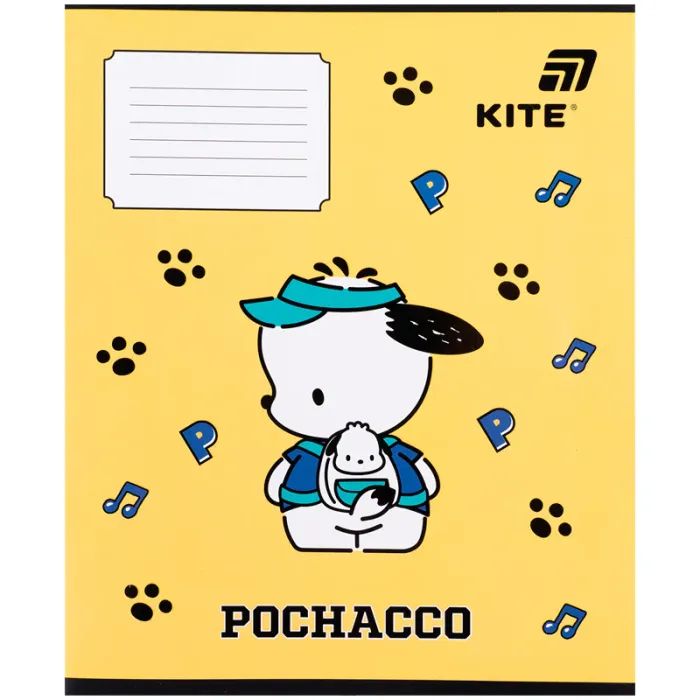Зошит Kite Pochacco, 12 аркушів, клітинка (PC26-235) зображення 3
