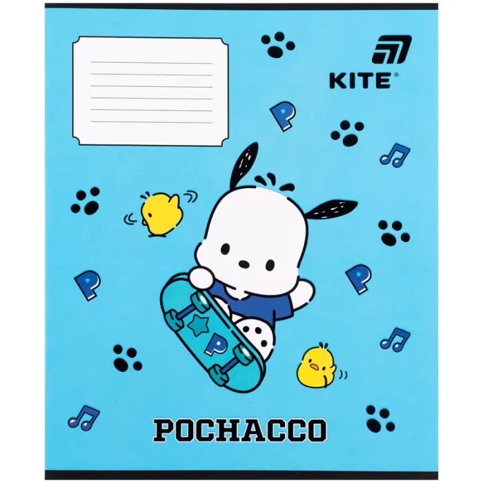 Зошит Kite Pochacco, 12 аркушів, клітинка (PC26-235) зображення 6
