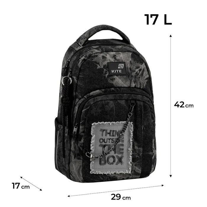 Рюкзак шкільний Kite Education teens 2578M Denim Core (K26-2578M-2) зображення 12