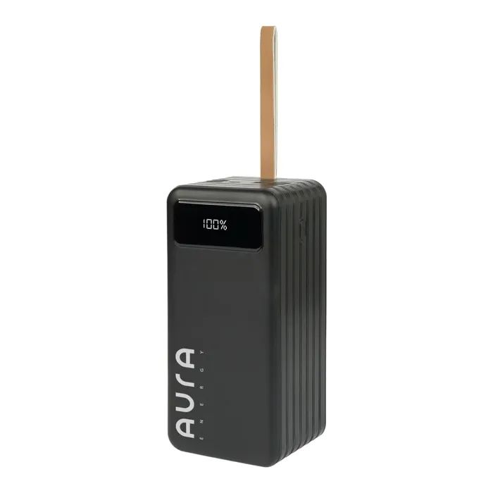 Батарея универсальная AURA NRG-P80 80000mAh 22.5W Black (PBANRG-P80B)