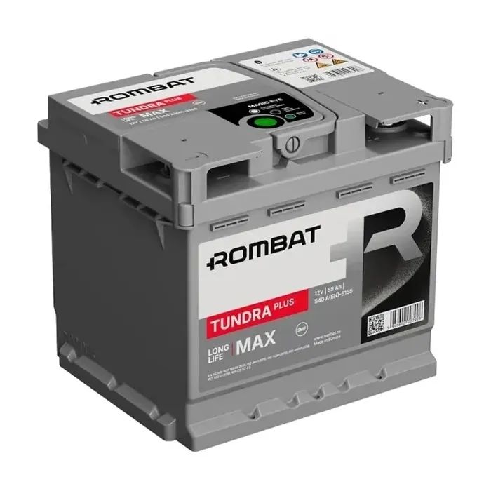 Аккумулятор автомобильный ROMBAT 6CT-55 (0) Tundra Plus E155