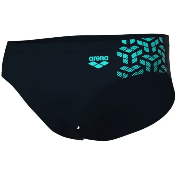 Плавки Arena Kikko V Swim Briefs 006750-510 чорний, білий 80 (3468337062479) зображення 5