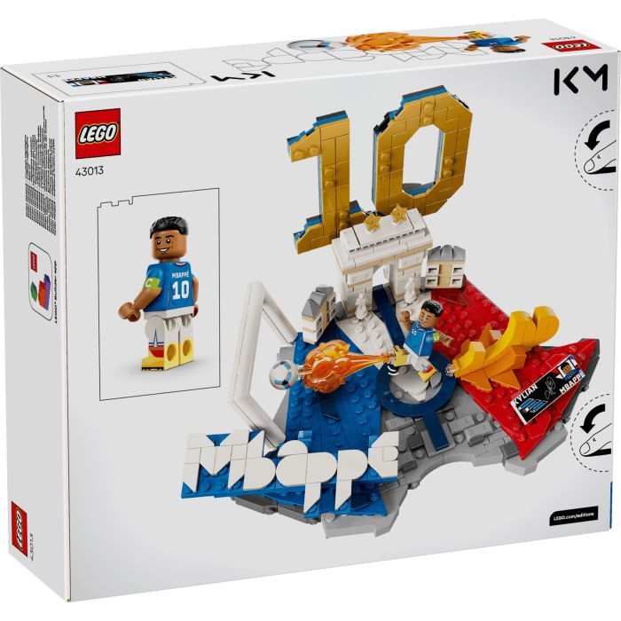 Конструктор LEGO Editions Football Килиан Мбаппе — лучшие моменты футбольных матчей (43013)