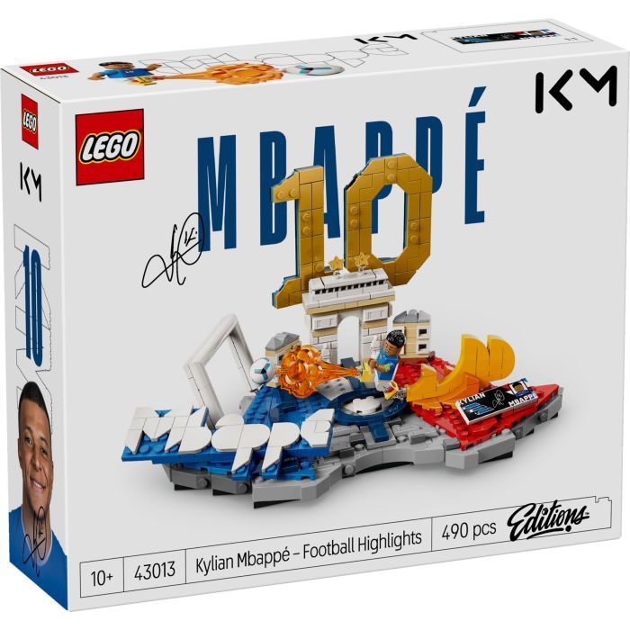 Конструктор LEGO Editions Football Килиан Мбаппе — лучшие моменты футбольных матчей (43013)