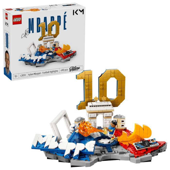Конструктор LEGO Editions Football Килиан Мбаппе — лучшие моменты футбольных матчей (43013) изображение 6