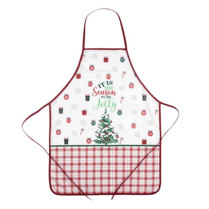 Фартук Ardesto Christmas Tree 60 х 80 см, 100% полиэстер, зеленый (ART12HT)