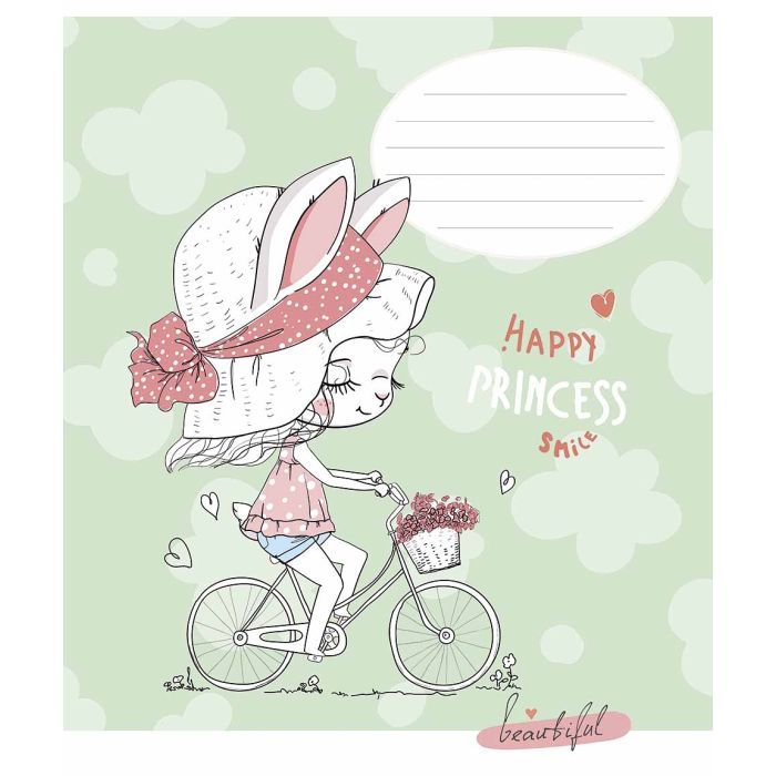 Зошит Школярик Star Happy princess 12 аркушів клітинка (012-3491K) зображення 4