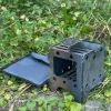Печь-тресочница Metalzavod 13.5х13.5х15см 2мм мала з чохлом (SHP-2SCH) изображение 2