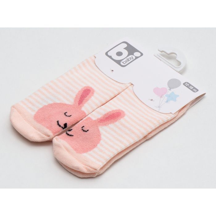 Носки детские Bibaby с зайчиками (68216-12-18-gray) изображение 2