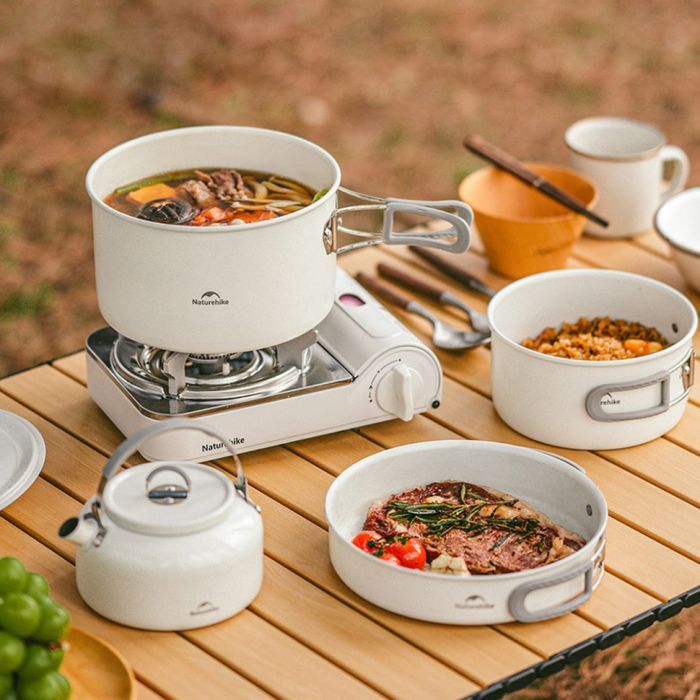 Чайник туристичний Naturehike CNK2450CF013 0,8 л, алюміній, білий (6927595706046) зображення 7