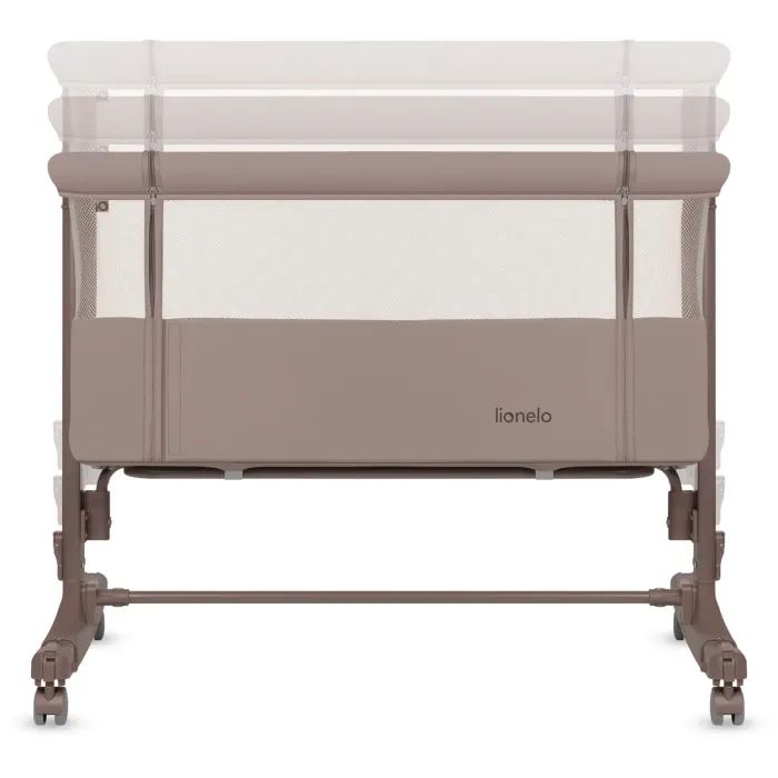 Кроватка Lionelo приставная AURORA BEIGE CAPPUCCINO (LO-AURORA BEIGE CAPPUCCINO) изображение 3