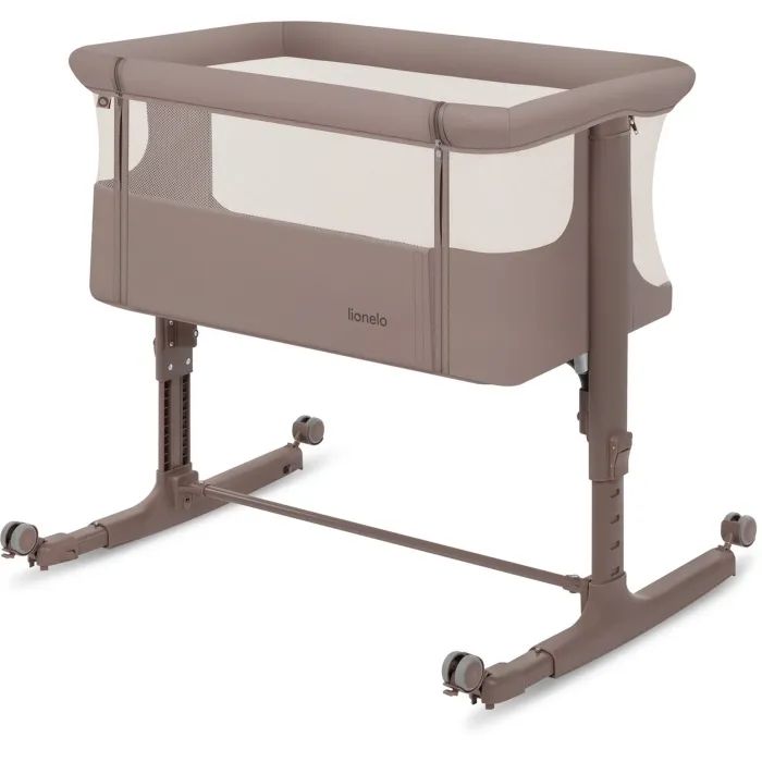 Кроватка Lionelo приставная AURORA BEIGE CAPPUCCINO (LO-AURORA BEIGE CAPPUCCINO) изображение 4