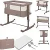 Кроватка Lionelo приставная Aurora BEIGE TAUPE (LO-AURORA BEIGE TAUPE) изображение 7