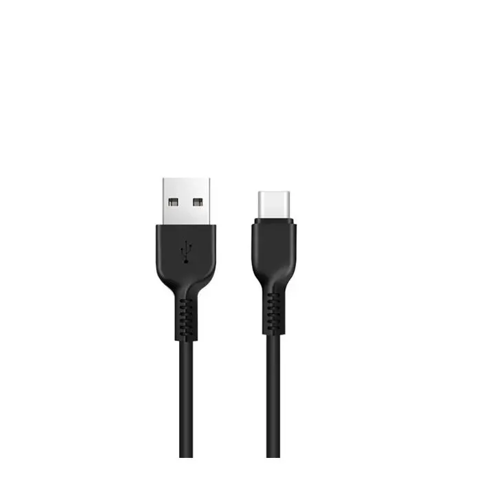 Дата кабель USB 2.0 AM to USB-C 3.0m 3A X20 black HOCO (6957531068969)