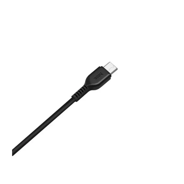 Дата кабель USB 2.0 AM to USB-C 3.0m 3A X20 black HOCO (6957531068969) изображение 3