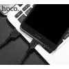 Дата кабель USB 2.0 AM to USB-C 3.0m 3A X20 black HOCO (6957531068969) изображение 6