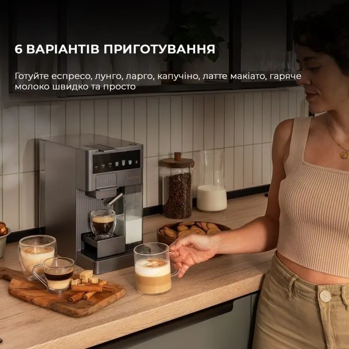 Капсульна кавоварка Cecotec FreeStyle Latte (A01_EU01_100007) зображення 10