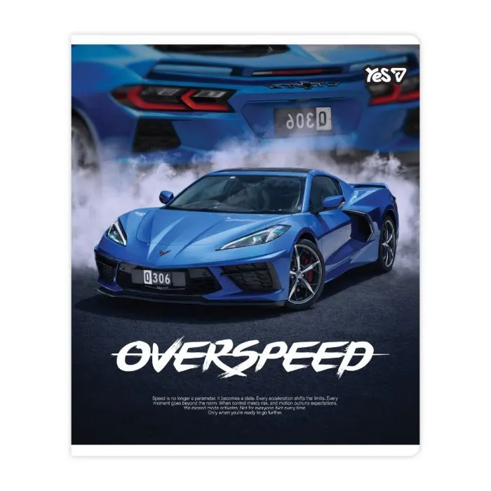 Зошит Yes Overspeed А5 18 аркушів лінія (768589) зображення 5