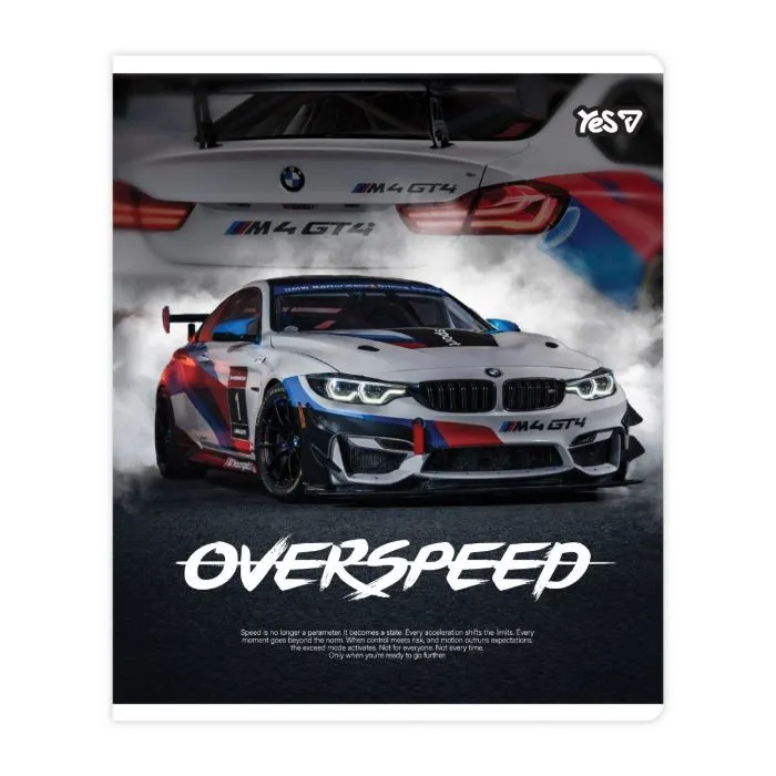 Зошит Yes Overspeed А5 18 аркушів лінія (768589) зображення 6