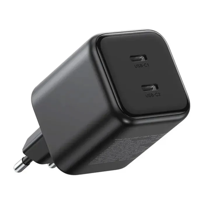 Зарядное устройство Ugreen X526 2xUSB-C PD45W GaN black (65058) изображение 3