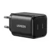 Зарядное устройство Ugreen X526 2xUSB-C PD45W GaN black (65058)