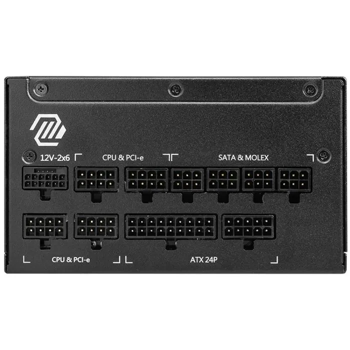 Блок питания MSI 1000W (MAG A1000GL PCIE5 II) изображение 3