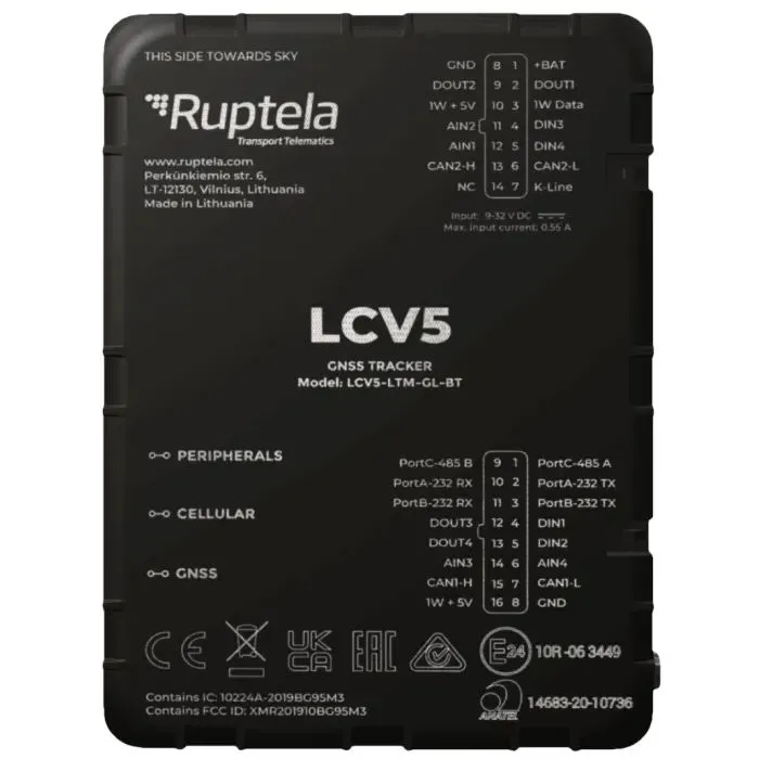 GPS-трекер для авто Ruptela Advanced CAN Tracker LCV5 (LCV5)