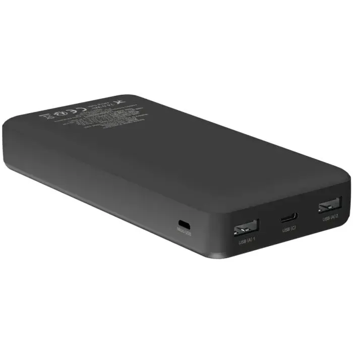 Батарея універсальна Canyon OnPower 200 20000mAh, 5В/2А, Black (CNS-CPB200B) зображення 4