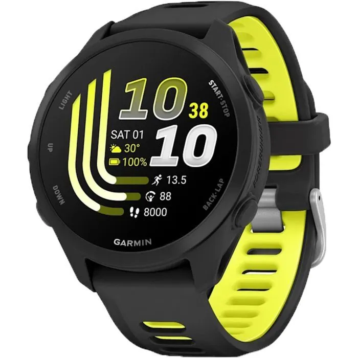Смарт-часы Garmin Forerunner 170 Music, GPS, WiFi, Black/Amp Yellow, GPS смарт-годинник (010-03920-10)