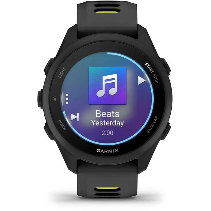 Смарт-часы Garmin Forerunner 170 Music, GPS, WiFi, Black/Amp Yellow, GPS смарт-годинник (010-03920-10) изображение 2