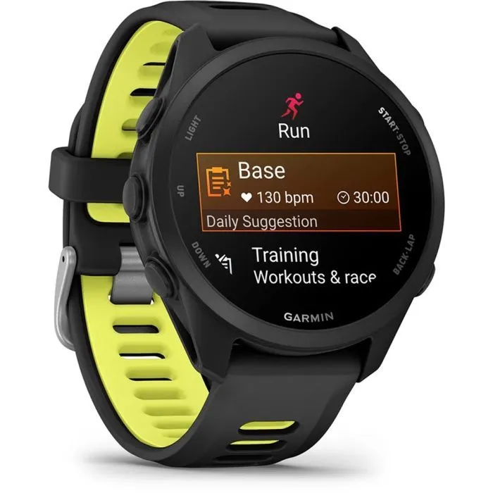 Смарт-часы Garmin Forerunner 170 Music, GPS, WiFi, Black/Amp Yellow, GPS смарт-годинник (010-03920-10) изображение 3