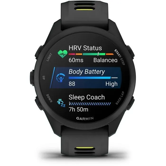 Смарт-часы Garmin Forerunner 170 Music, GPS, WiFi, Black/Amp Yellow, GPS смарт-годинник (010-03920-10) изображение 7