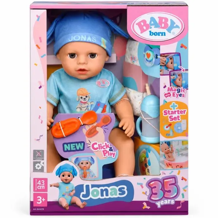 Кукла Baby Born серии Click and Play – Джонас (840078) изображение 3