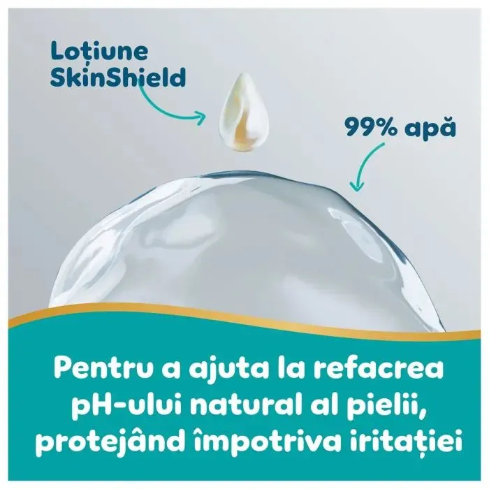 Детские влажные салфетки Pampers Гармонія аква 60 шт (8006530140171) изображение 4