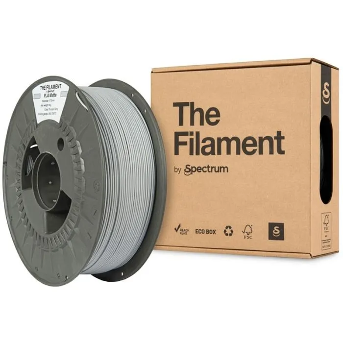 Пластик для 3D-принтера The Filament PLA Matte 1.75mm 1kg GREY, TROOPER (TF-24206) зображення 3