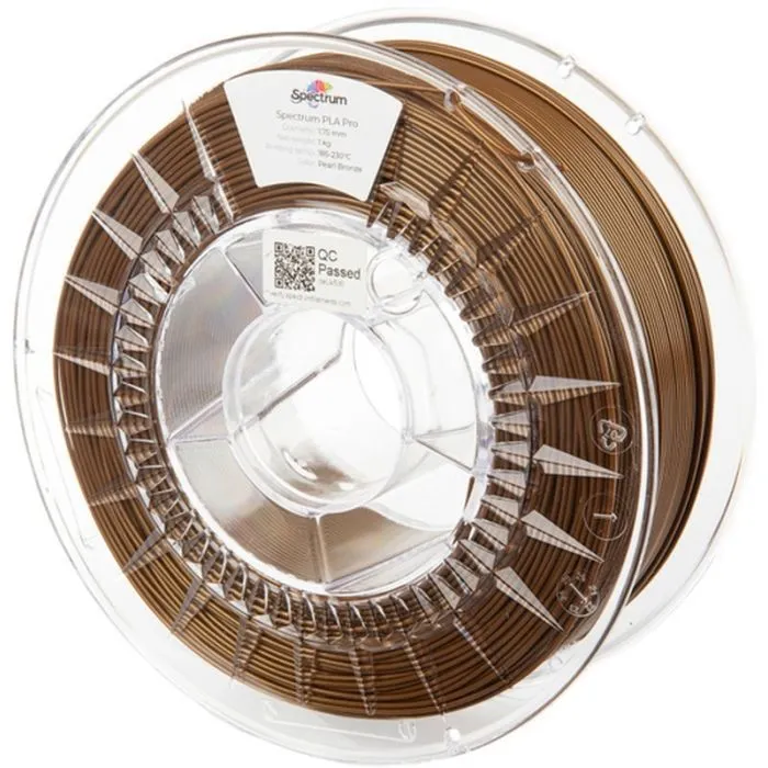 Пластик для 3D-принтера Spectrum PLA Pro 1.75mm 1kg Bronze, Pearl (80111)