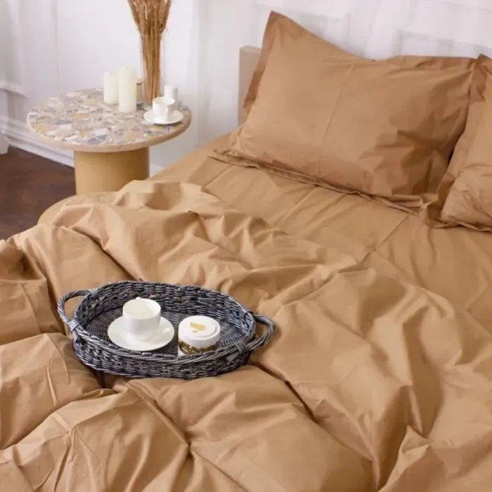 Постільна білизна MirSon Poplin Line 015 Sandy 175 x 210 (2200006278047) зображення 3