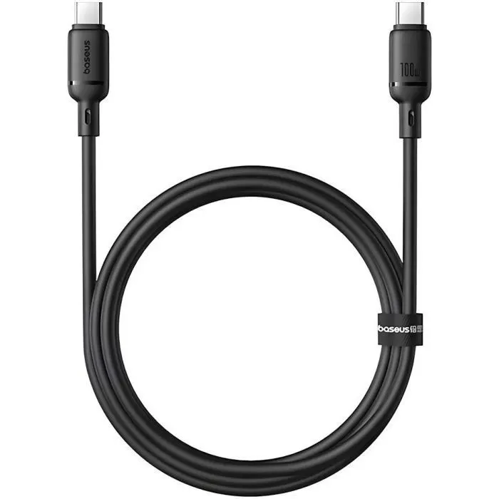 Дата кабель USB-C to USB-C 1.0m 100W black Baseus (P10377704113-00) изображение 2