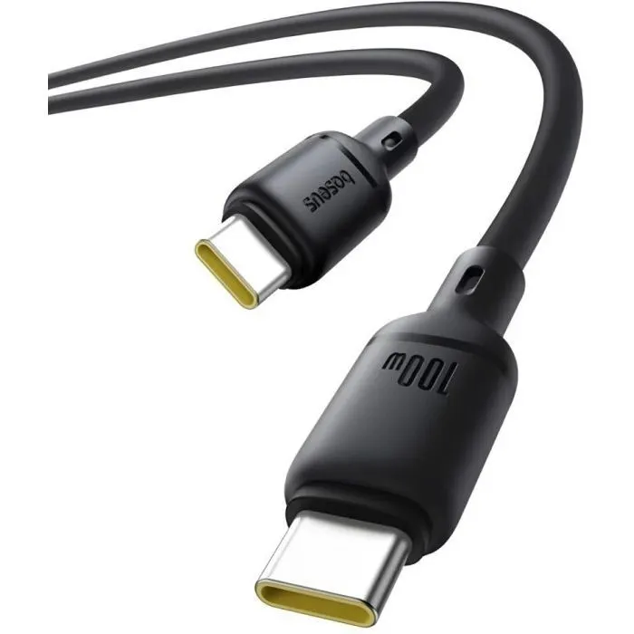 Дата кабель USB-C to USB-C 1.0m 100W black Baseus (P10377704113-00) изображение 4