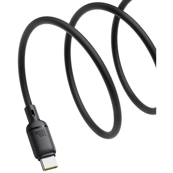 Дата кабель USB-C to USB-C 1.0m 100W black Baseus (P10377704113-00) изображение 5