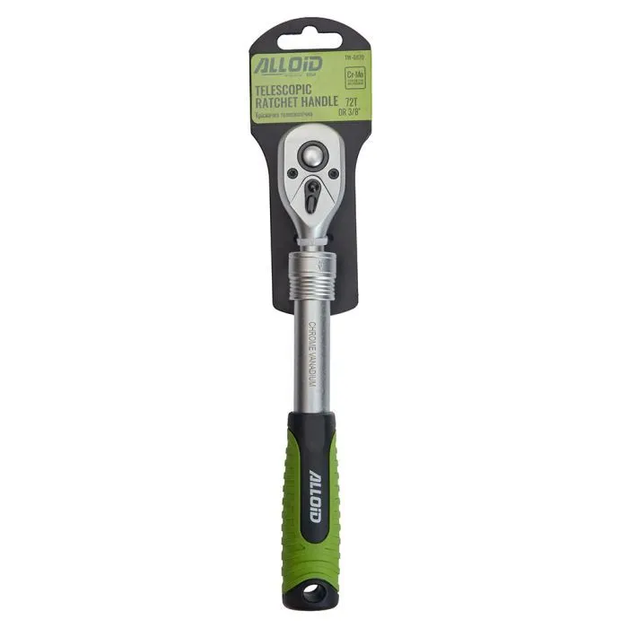Трещотка Alloid телескопическая, 3/8", 72 зубца, 230-330мм (TW-0870) изображение 5