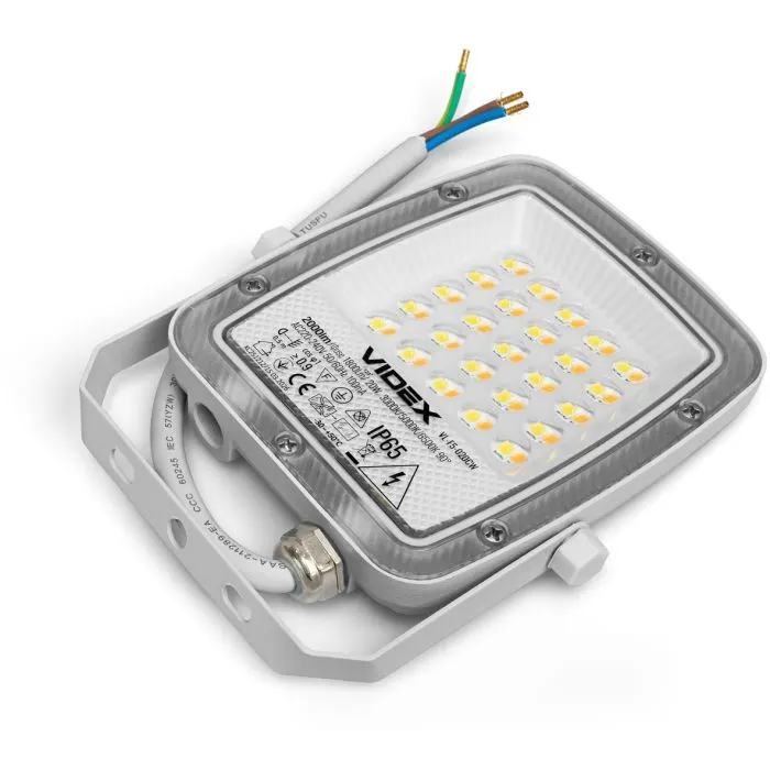 Прожектор Videx F5 20W 3000-5000-6500K 230V White (VL-F5-020CW) зображення 7