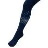 Колготки детские BNM с цветами из страз (M0C0302-1163-11G-blue)