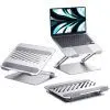 Підставка до ноутбука Ugreen LP966 Laptop Stand Adjustable Angle/Heigh & Foldable Sliver (95187) зображення 3