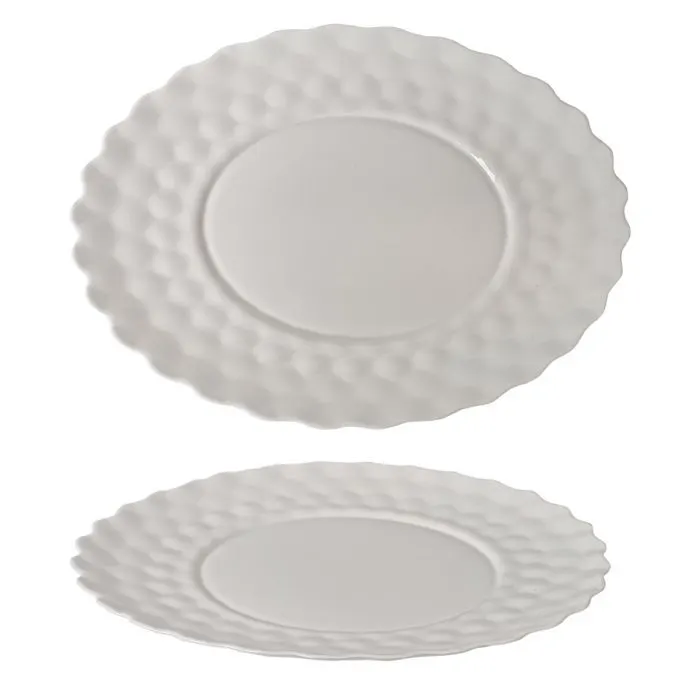 Блюдо Vittora Lava Blanco 355 мм (V-355LA)