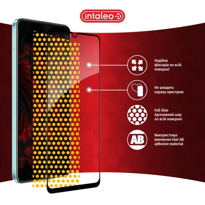 Скло захисне Intaleo Full Glue RealMe C51 Black (1283126583117) зображення 7