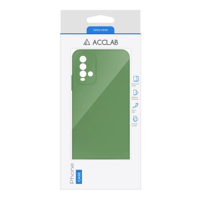 Чохол до мобільного телефона ACCLAB SoftShell Xiaomi Redmi 9T Green (1283126561993) зображення 2
