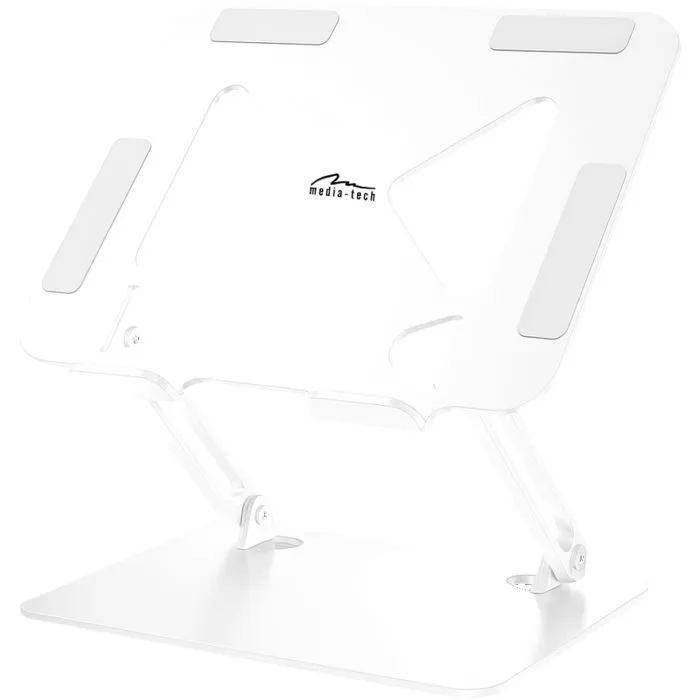 Підставка до ноутбука Media-Tech Laptop Stand 10-17" Aluminum Alloy White (MT2661W)